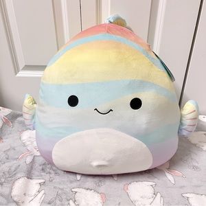 Squishmallows Canda the Rainbow Fish 16"- NWT